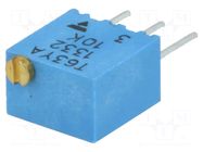 Potentiometer: mounting; multiturn; 10kΩ; 250mW; ±10%; linear; THT VISHAY
