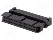 Connector: IDC; plug; female; PIN: 26; straight; IDC; 2.54mm; 2x13 AMPHENOL COMMUNICATIONS SOLUTIONS