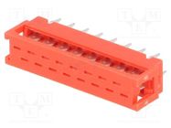 Wire-board; adapter; PIN: 16; IDC,THT; on PCBs,for ribbon cable Amphenol Communications Solutions