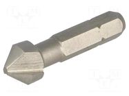 Countersink bit; Mounting: 1/4" (C6,3mm); Ø: 2.5÷10.4mm WIHA