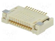 Connector: FFC/FPC; SMT; 0.5A; PIN: 10; 0.5mm; horizontal OMRON