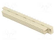 Connector: DIN 41612; plug; female; PIN: 32; straight; THT; 4mm NINIGI