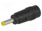 Adapter; Plug: straight; Input: 5,5/2,1; Out: 4,0/1,7; 5A ESPE