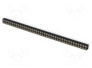 Connector: pin strips; socket; female; PIN: 80; straight; THT; 2x40 CONNFLY