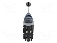 Joystick; Stabl.pos: 4; DC load @R: 2.2A/110VDC; -20÷50°C; Ø30mm TEND