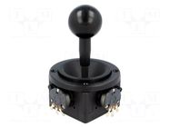 Joystick; 0÷5kΩ±5%,2- axes; Stabl.pos: 1; 5kΩ; -10÷80°C; ±5% OMTER TYXN