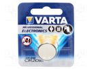 Battery: lithium; 3V; CR2016,coin; non-rechargeable; Ø20x1.6mm VARTA