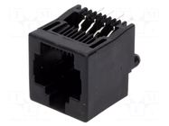 Connector: RJ45; socket; PIN: 8; 8p8c; THT; straight; 16.51mm TE Connectivity