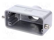 Enclosure: for HDC connectors; Han® HMC; size 16B; for cable HARTING