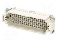Connector: HDC; contact insert; male; 10A; 250V; Han® HMC; PIN: 108 HARTING