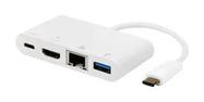 CONV, USB TYPE C PLUG, HDMI/USB A/C RCPT