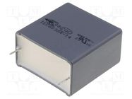 Capacitor: polypropylene; X2; R46; 3.3uF; 32x18x33mm; THT; ±10% KEMET