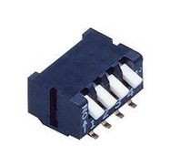 DIP SWITCH, PIANO, DPST-NO, 0.1A/6V, SMD