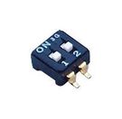 DIP SWITCH, DPST-NO, 0.1A, 6VDC, SMD