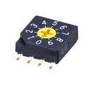 ROTARY CODE SWITCH, BCD, 0.1A, 5VDC, SMD