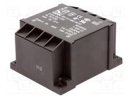 Transformer: encapsulated; 60VA; 115VACx2; 15V; 15V; 2A; 2A; PCB HAHN