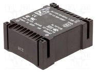 Transformer: encapsulated; 18VA; 115VACx2; 12V; 12V; 750mA; 750mA 