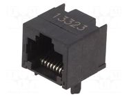 Connector: RJ45; socket; PIN: 8; 8p8c; on PCBs; THT TE Connectivity