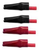 ALLIGATOR CLIP KIT, BLACK/RED, 10A