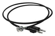 BNC PLUG-4MM BANANA PLUG, BLK, 24"