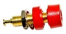 BANANA CONNECTOR, JACK, 15A, 2KV, RED