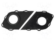 Speaker frame; 36mm; VW; VW Polo 2002->; 2pcs. 4CARMEDIA