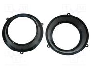 Speaker frame; 165mm; Fiat; Fiat Panda 2003->; 2pcs. 4CARMEDIA