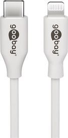 Lightning to USB-C™ Charging and Sync Cable, 0.5 m, white - MFi cable for Apple iPhone/iPad, white