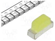 LED; SMD; 0602; white cold; 300÷550mcd; 6000-12500K; 120°; 20mA OPTOSUPPLY