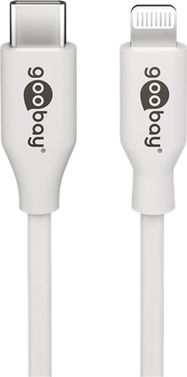 Lightning USB-C™ Charging and Sync Cable, 1 m, white, 1 m - MFi cable for Apple iPhone/iPad