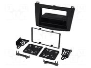 Radio frame; Mazda; 2 DIN; black METRA