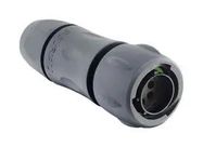 CIRCULAR CONN, PLUG, 6POS, CRIMP