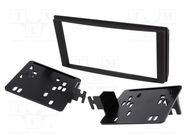 Radio frame; Subaru; 2 DIN; black METRA