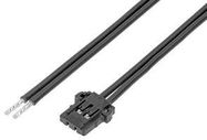 CABLE ASSY, 2P RCPT-FREE END, 50MM