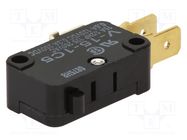 Microswitch SNAP ACTION; 15A/250VAC; 0.6A/125VDC; without lever OMRON Electronic Components