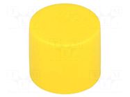 Cap; Body: yellow; Øint: 33mm; H: 33.5mm; LDPE; push-in; SafeCAP SUNDPLAST