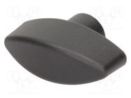Knob wing; Int.thread: M8; 15mm; H: 24.5mm; polyamide; W: 40mm ELESA+GANTER