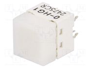 Switch: keypad; Pos: 2; SPST-NO; 0.05A/24VDC; white; LED; green; THT OMRON Electronic Components