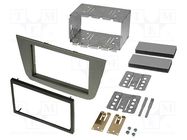 Radio frame; Seat; 2 DIN; anthracite ACV