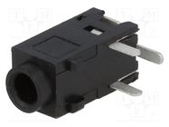 Connector: Jack 2,5mm; socket; female; stereo; ways: 3; angled 90° LUMBERG