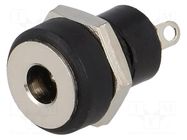 Connector: DC supply; socket; male; 500mA; soldering; 3.4/1.4mm LUMBERG
