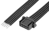 CABLE ASSY, 5P RCPT-FREE END, 50MM