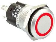 LED PANEL INDICATOR, RED, 16MM, 12V