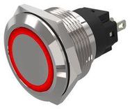 LED PANEL INDICATOR, RED, 22MM, 24V