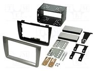 Radio frame; Alfa Romeo; 2 DIN; silver ACV