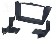 Radio frame; Hyundai; 2 DIN; black ACV