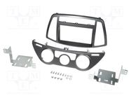 Radio frame; Hyundai; 2 DIN; dark grey PER.PIC.