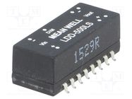 Converter: DC/DC; 14W; Uin: 9÷32V; Uout: 2÷28VDC; Iin: 500mA; THT; LDD MEAN WELL