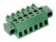 TERMINAL BLOCK, PLUGGABLE, 3POS, 16AWG