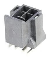 NANO-FIT HDR SMT VT DLR 4CKT 30AU BLK